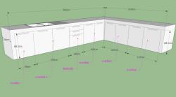 ครัวปูน บานซิงค์ บานอบสีเทา