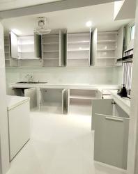 ครัวปูน บานซิงค์ บานสีควันบุหรี่