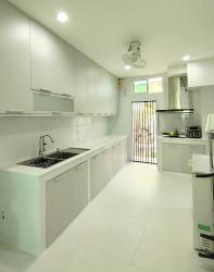 ครัวปูน บานซิงค์ บานสีควันบุหรี่