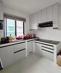 ครัวปูน บานซิงค์ บานสีเทา