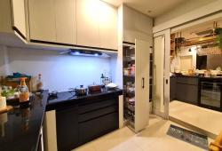 ครัวปูน บานซิงค์ บานสีดำ