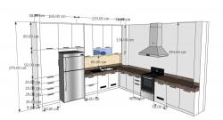 ครัวปูน ตู้เก็บจาน บานสีควันบุหรี่