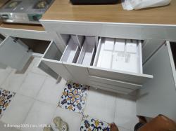 ชุดครัวปูน บานสีควันบุหรี่