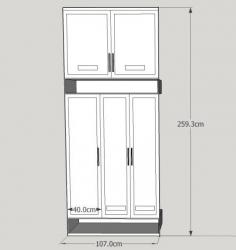 ตู้รองเท้า ตู้เก็บของ บานอบสีมุก