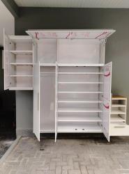 ตู้รองเท้า ตู้เก็บของ บานสีควันบุหรี