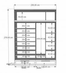 ตู้รองเท้าตู้เก็บของ บานเลื่อนสีขาว