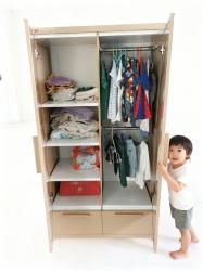 ตู้เสื้อผ้าเด็กรุ่นWDS802-150